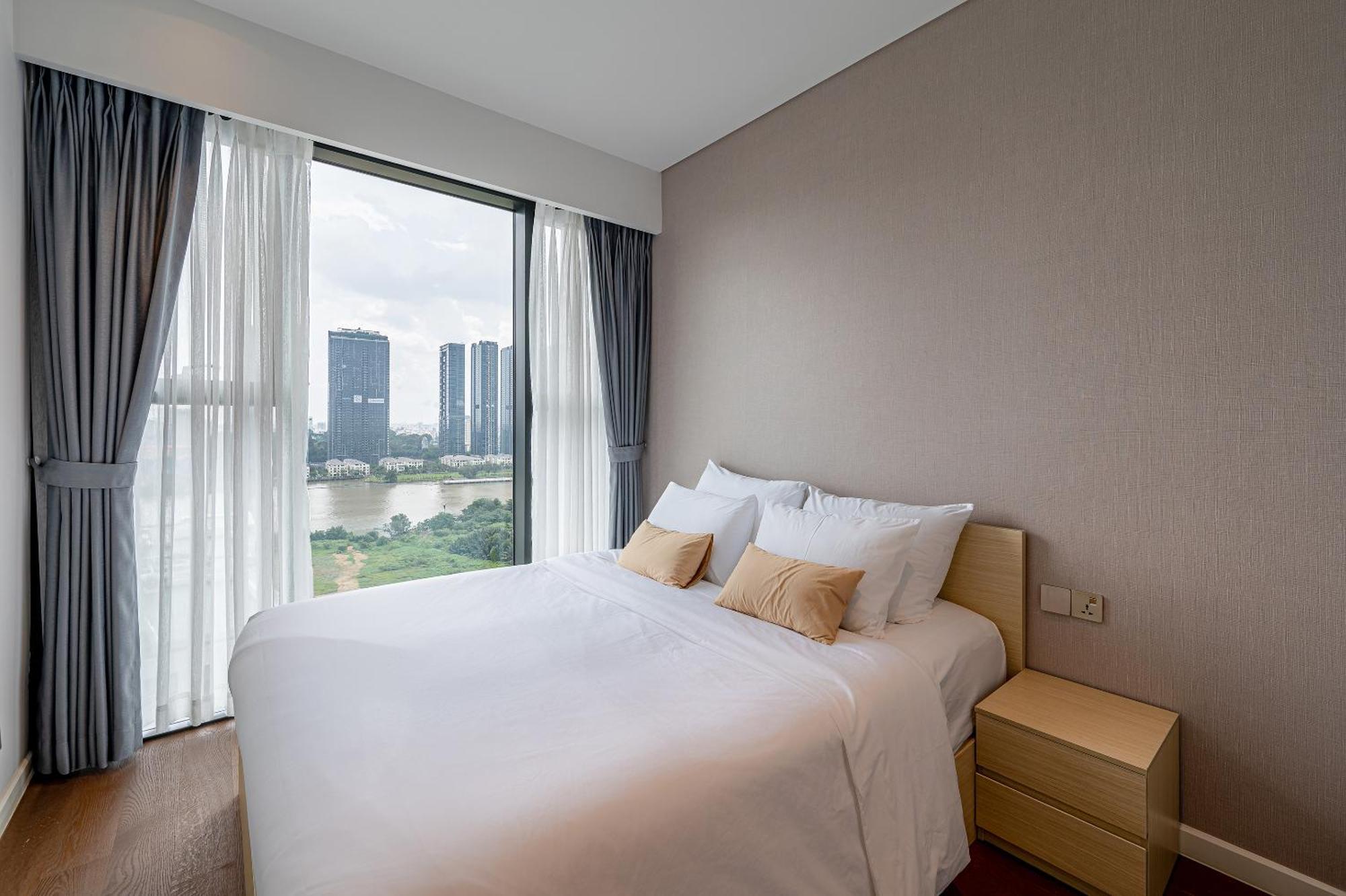 Ferienwohnung Metropole Thu Thiem Ho-Chi-Minh-Stadt Exterior foto