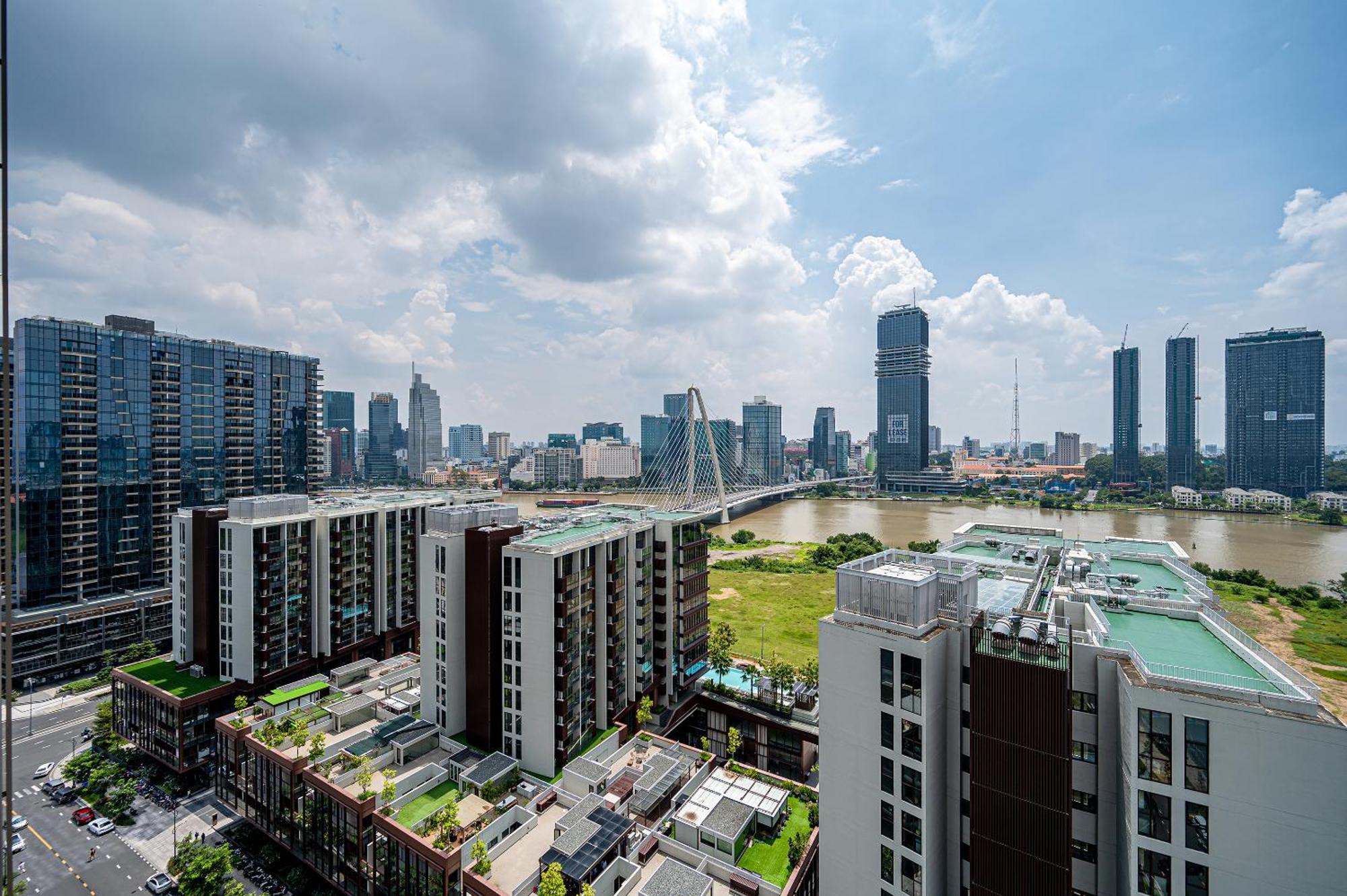 Ferienwohnung Metropole Thu Thiem Ho-Chi-Minh-Stadt Exterior foto