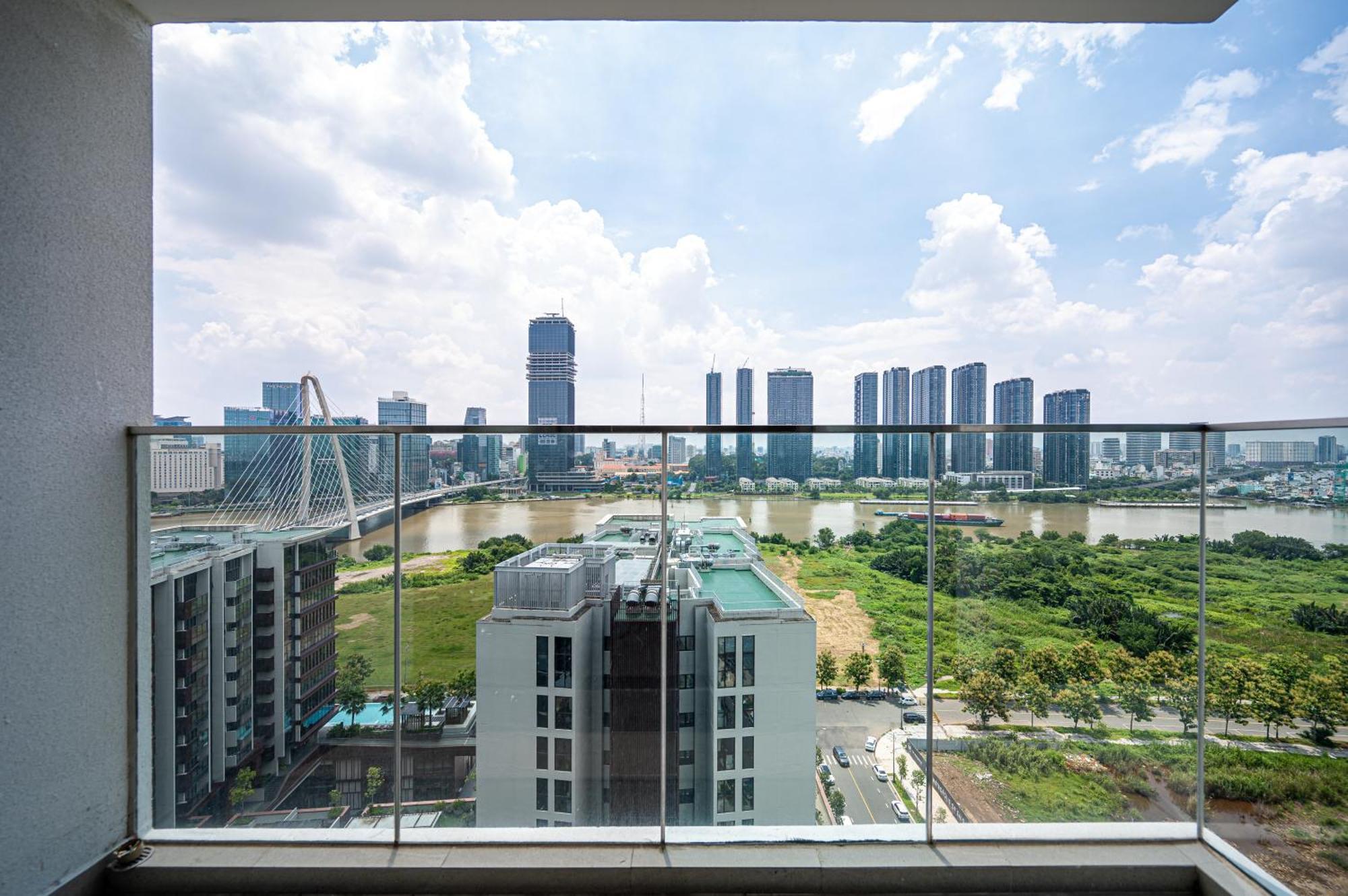 Ferienwohnung Metropole Thu Thiem Ho-Chi-Minh-Stadt Exterior foto