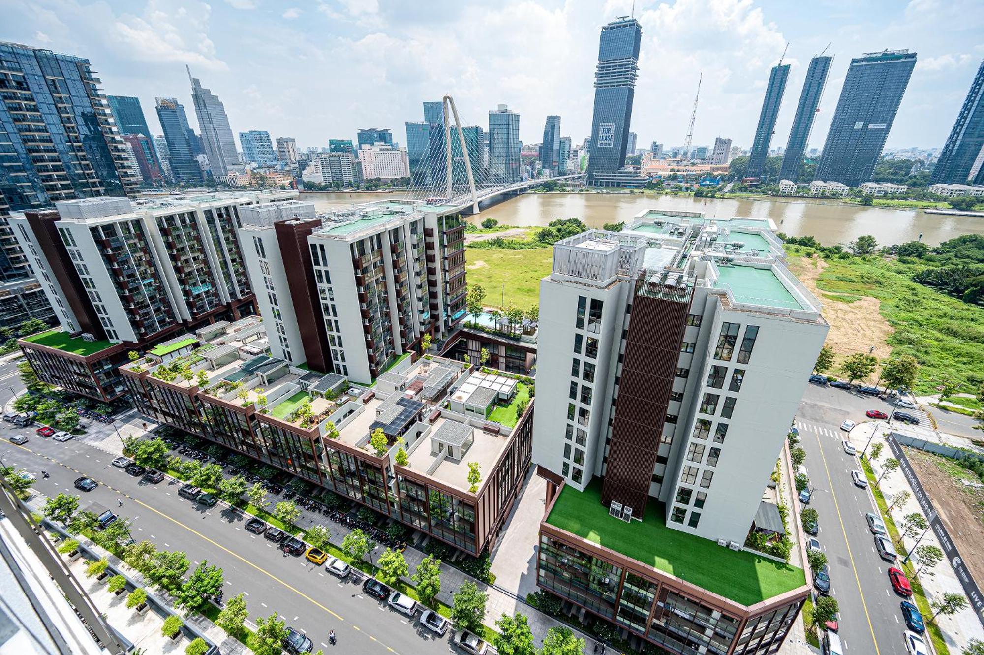 Ferienwohnung Metropole Thu Thiem Ho-Chi-Minh-Stadt Exterior foto