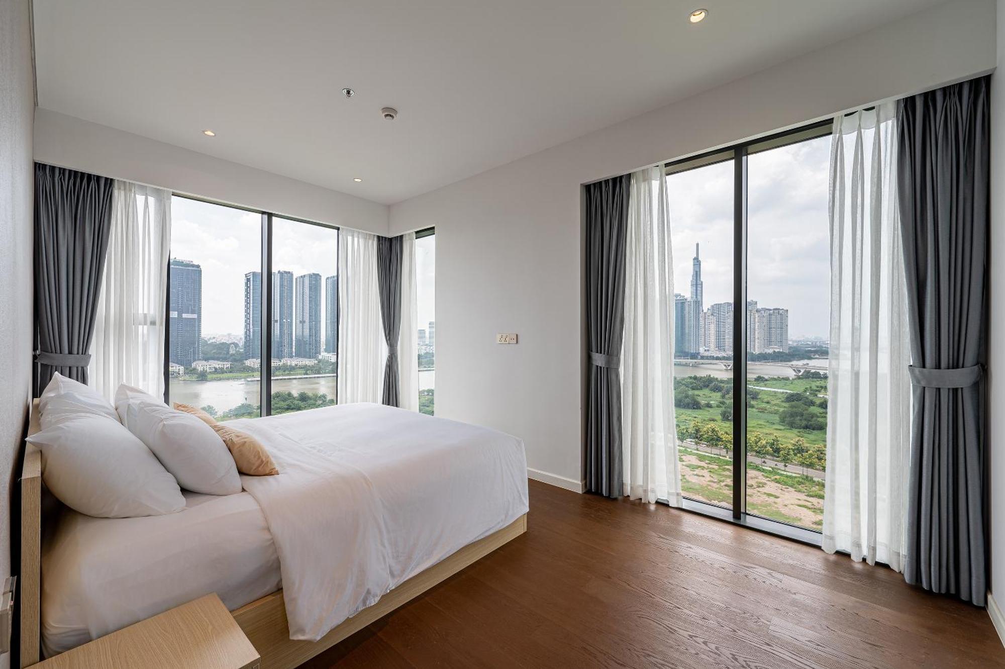 Ferienwohnung Metropole Thu Thiem Ho-Chi-Minh-Stadt Exterior foto