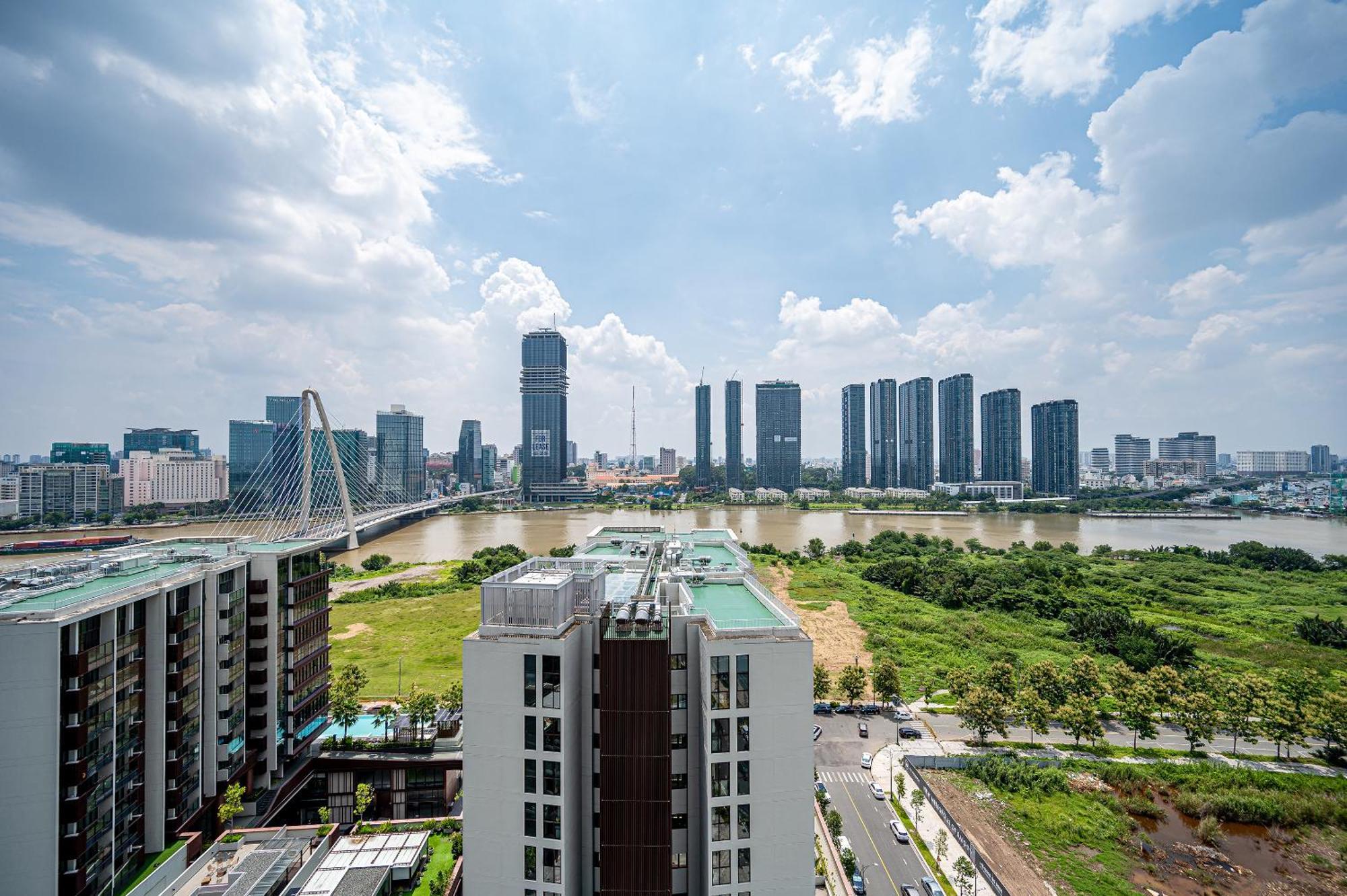 Ferienwohnung Metropole Thu Thiem Ho-Chi-Minh-Stadt Exterior foto