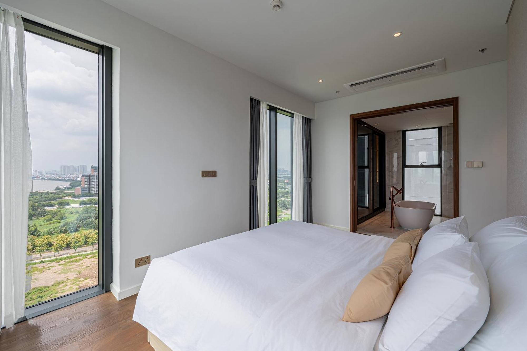Ferienwohnung Metropole Thu Thiem Ho-Chi-Minh-Stadt Exterior foto