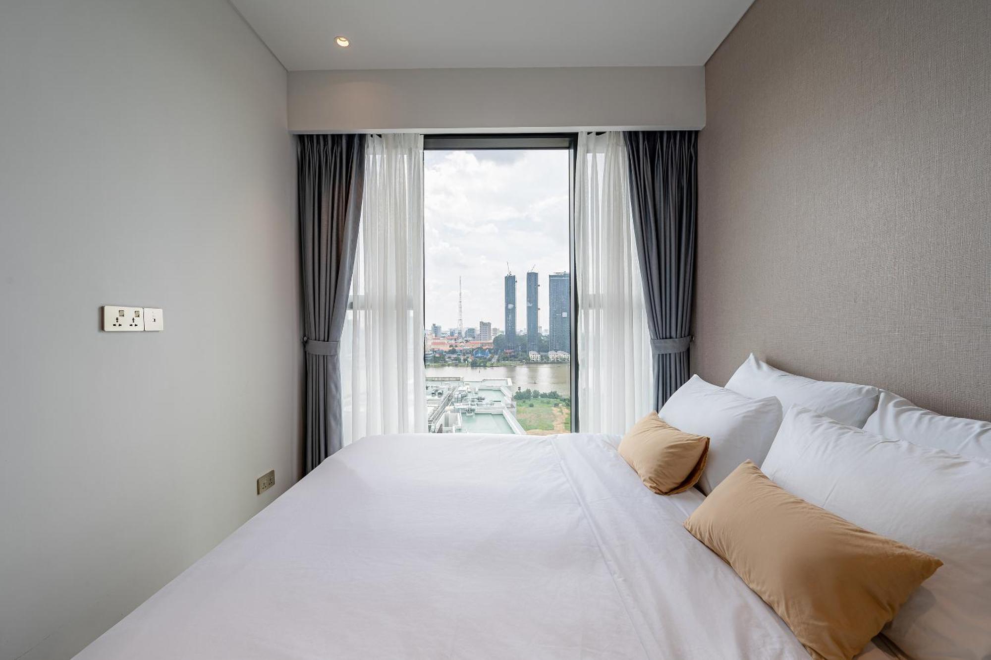 Ferienwohnung Metropole Thu Thiem Ho-Chi-Minh-Stadt Exterior foto